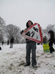 20090202 Motorway snow storm, sledding in  Enfield and Jujitsu training